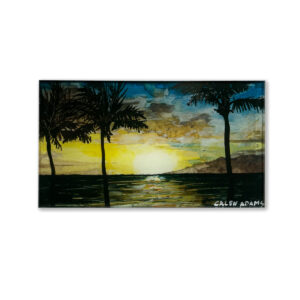 An example print of a "Maui Classic" sunset on Acrylic.