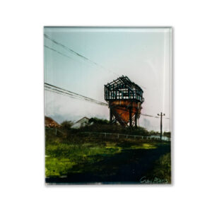 An example print of "Sugar Mill Tower" on Acrylic.